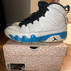 Air Jordan Retro 9 Powder Blue With Original Box